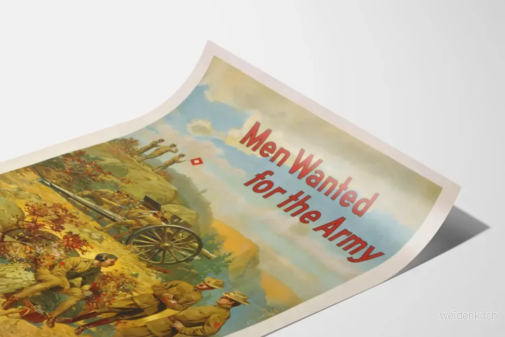 Vintageaffisch för rekrytering till den amerikanska armén - Bild 3