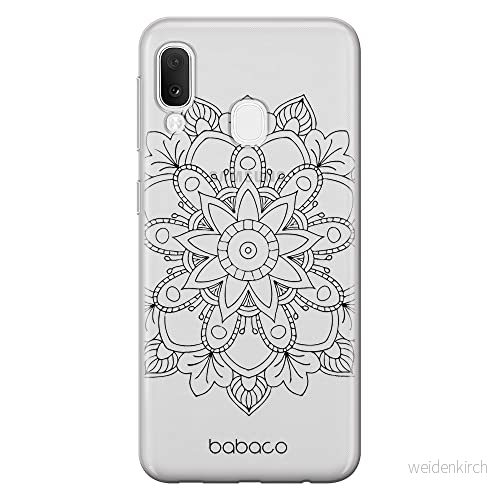 ERT GROUP mobiltelefonfodral för Samsung A20e originalt och officiellt licensierat Babaco mönster Mandalas 006 Vit optimalt anpassad till formen på mobiltelefonen, gedeeltelijk transparant 5904805839726