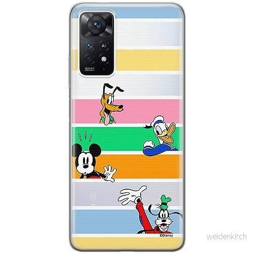 ERT GROUP mobiltelefonfodral för Xiaomi REDMI NOTE 11 PRO 5G/ 4G originalt och officiellt licensierat Disney mönster Friends 017, gedeeltelijk transparant 5905795038861