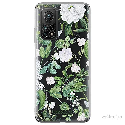 ERT GROUP mobiltelefonfodral för Xiaomi MI 10T 5G / PRO originalt och officiellt licensierat Babaco mönster Flowers 034 anpassad till formen på mobiltelefonen, gedeeltelijk transparant 5905131292629