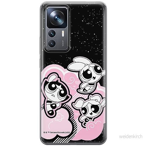 ERT GROUP mobiltelefonfodral för Xiaomi 12T/ 12T pro/ K50 Ultra originalt och officiellt licensierat The Powerpuff Girls mönster 024, fodral tillverkad av TPU plast 5905511970376