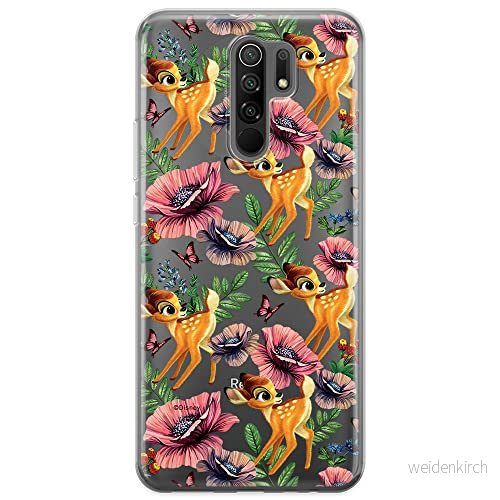 ERT GROUP mobiltelefonfodral för Xiaomi REDMI 9 originalt och officiellt licensierat Disney mönster Bambi 015 optimalt anpassad till formen på mobiltelefonen, gedeeltelijk transparant 5904805376191