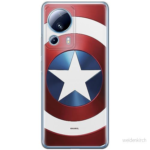 ERT GROUP mobiltelefonfodral för Xiaomi 13 LITE/CIVI 2 originalt och officiellt licensierat Marvel mönster Capitan America 025 anpassad till formen på mobiltelefonen, fodral tillverkad av TPU plast 5905511918392