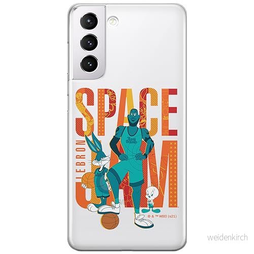 ERT GROUP mobiltelefonfodral för Samsung S21 originalt och officiellt licensierat Looney Tunes mönster Space Jam 002 optimalt anpassad till formen på mobiltelefonen, fodral tillverkad av TPU plast 5905511017118