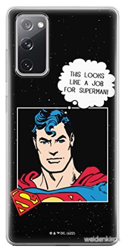 ERT GROUP mobiltelefonfodral för Samsung S20 FE / 5G originalt och officiellt licensierat DC mönster Superman 037 optimalt anpassad till formen på mobiltelefonen, fodral tillverkad av TPU plast 5905131571571