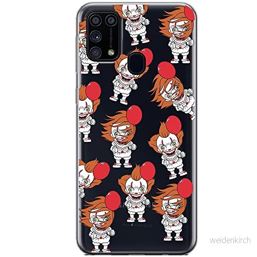 ERT GROUP mobiltelefonfodral för Samsung M31 originalt och officiellt licensierat Horror mönster It 007 optimalt anpassad till formen på mobiltelefonen, gedeeltelijk transparant 5905131960252