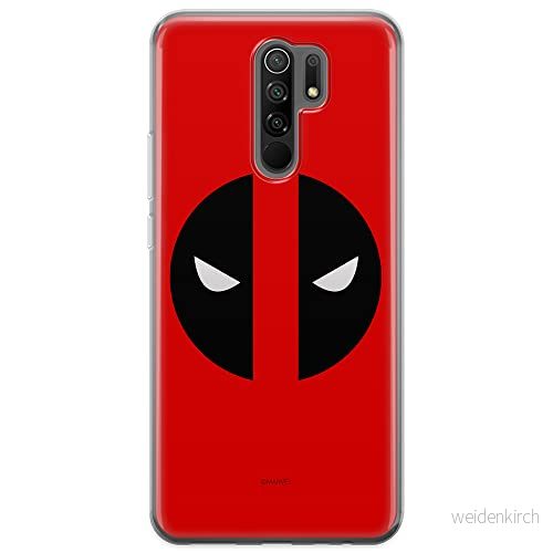 ERT GROUP mobiltelefonfodral för Xiaomi REDMI 9 originalt och officiellt licensierat Marvel mönster Deadpool 004 optimalt anpassad till formen på mobiltelefonen, fodral tillverkad av TPU plast 5903040288177