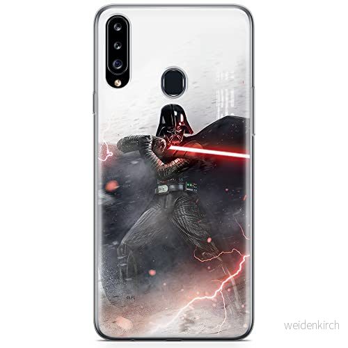 ERT GROUP mobiltelefonfodral för Samsung A20S originalt och officiellt licensierat Star Wars mönster Darth Vader 002 optimalt anpassad till formen på mobiltelefonen, fodral tillverkad av TPU plast 5904805440267