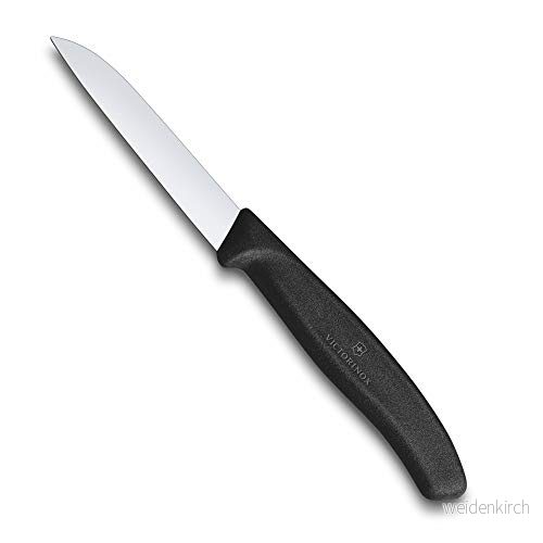 Victorinox Paring Knife Swiss Classic Black Straight 8 cm 7611160003096