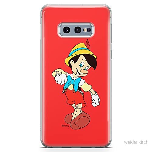 ERT GROUP mobiltelefonfodral för Samsung S10e originalt och officiellt licensierat Disney mönster Pinocchio 001 optimalt anpassad till formen på mobiltelefonen, fodral tillverkad av TPU plast 5905131137906