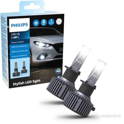 Philips Ultinon Pro3022 LED H1 12/24V Set 8719018018120