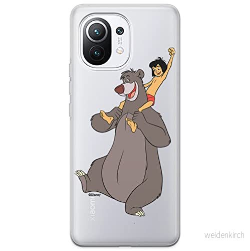 ERT GROUP mobiltelefonfodral för Xiaomi 11 originalt och officiellt licensierat Disney mönster Jungle Book 002 optimalt anpassad till formen på mobiltelefonen, gedeeltelijk transparant 5905131200372