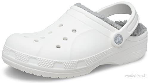 Crocs Ralen Lined Clog unisex vuxen Träsko, Vit ljusgrå, 48/49 EU 191448860841