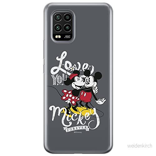 ERT GROUP mobiltelefonfodral för Xiaomi MI 10 LITE originalt och officiellt licensierat Disney mönster Mickey & Minnie 001 anpassad till formen på mobiltelefonen, fodral tillverkad av TPU plast 5903537144252