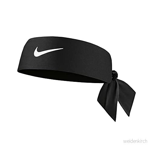 Nike Performance DRY FIT HEAD TIE Svettband, Storlek: One Size, Black/white 887791391995