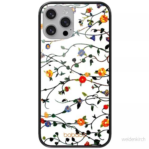 ERT GROUP mobiltelefonfodral för Apple Iphone 13 PRO MAX originalt och officiellt licensierat Babaco mönster Flowers 008 tillverkad av härdat glas, skyddsfodral 5904805864698