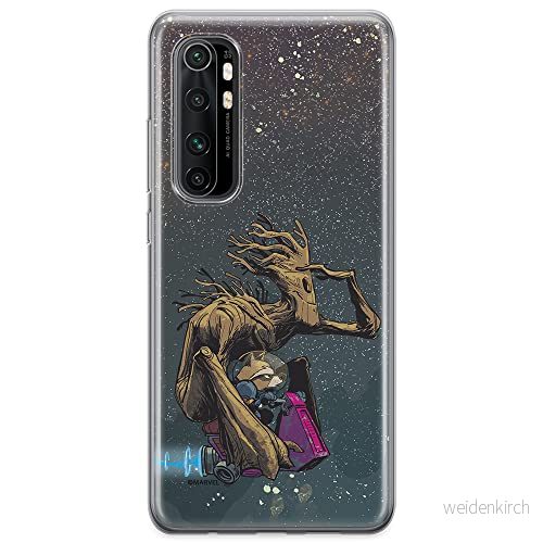 ERT GROUP mobiltelefonfodral för Xiaomi MI NOTE 10 Lite originalt och officiellt licensierat Marvel mönster Guardians of the Galaxy 004, fodral tillverkad av TPU plast 5904805588297