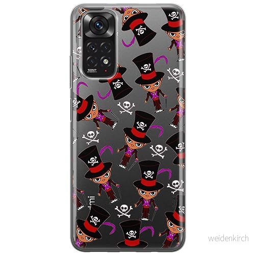 ERT GROUP mobiltelefonfodral för Xiaomi REDMI NOTE 11 4G/ 11S 4G originalt och officiellt licensierat Disney mönster Dr. Facilier 002, gedeeltelijk transparant 5905131400703