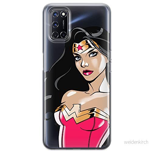 ERT GROUP mobiltelefonfodral för Oppo A92/ A72/ A52 originalt och officiellt licensierat DC mönster Wonder Woman 004 optimalt anpassad till formen på mobiltelefonen, gedeeltelijk transparant 5903040210598