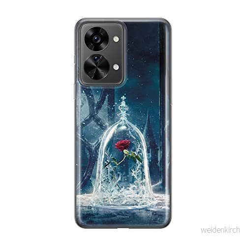 ERT GROUP mobiltelefonfodral för Oneplus NORD 2T 5G originalt och officiellt licensierat Disney mönster Beauty and the Beast 002 anpassad till formen på mobiltelefonen, fodral tillverkad av TPU plast 5905511265700