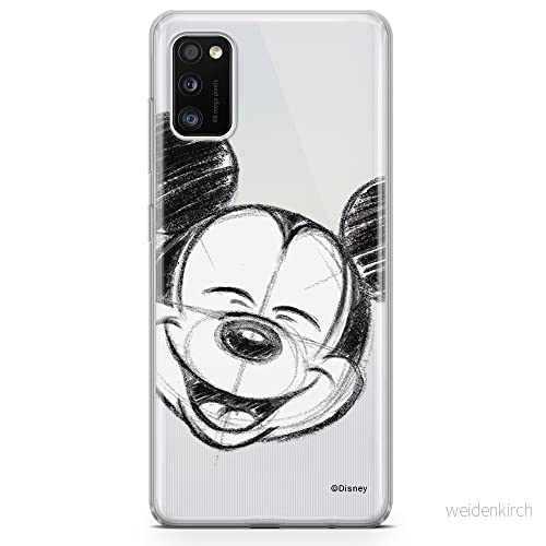ERT GROUP mobiltelefonfodral för Samsung A41 originalt och officiellt licensierat Disney mönster Mickey 016 optimalt anpassad till formen på mobiltelefonen, gedeeltelijk transparant 5903537510088