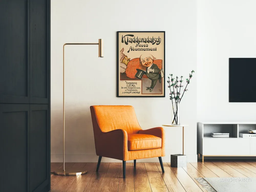 Vintageposter Kladdéradatsch - Nyanmälan - Bild 2