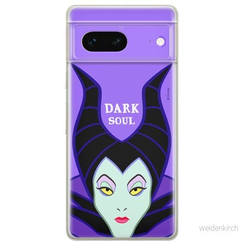 ERT GROUP mobiltelefonfodral för Google PIXEL 7 originalt och officiellt licensierat Disney mönster Maleficent 001 optimalt anpassad till formen på mobiltelefonen, fodral tillverkad av TPU plast 5905795139278