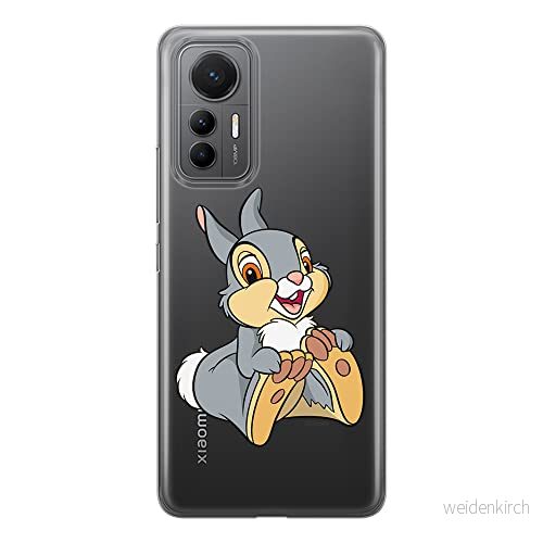 ERT GROUP mobiltelefonfodral för Xiaomi 12 LITE originalt och officiellt licensierat Disney mönster Thumper 002 optimalt anpassad till formen på mobiltelefonen, gedeeltelijk transparant 5905511509088