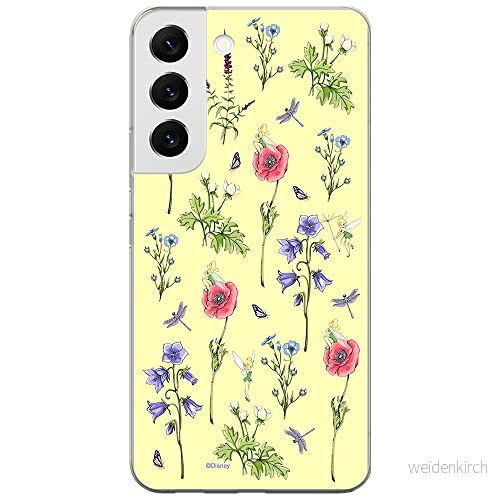 ERT GROUP mobiltelefonfodral för Samsung S22 originalt och officiellt licensierat Disney mönster Tinker Bell 004 optimalt anpassad till formen på mobiltelefonen, fodral tillverkad av TPU plast 5904805657184