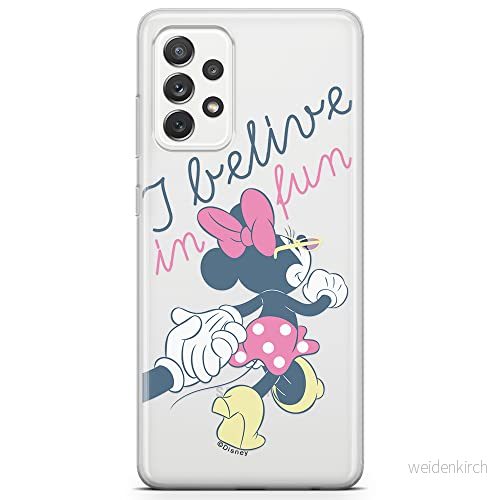 ERT GROUP mobiltelefonfodral för Samsung A72 5G originalt och officiellt licensierat Disney mönster Minnie 005 optimalt anpassad till formen på mobiltelefonen, gedeeltelijk transparant 5903040081334