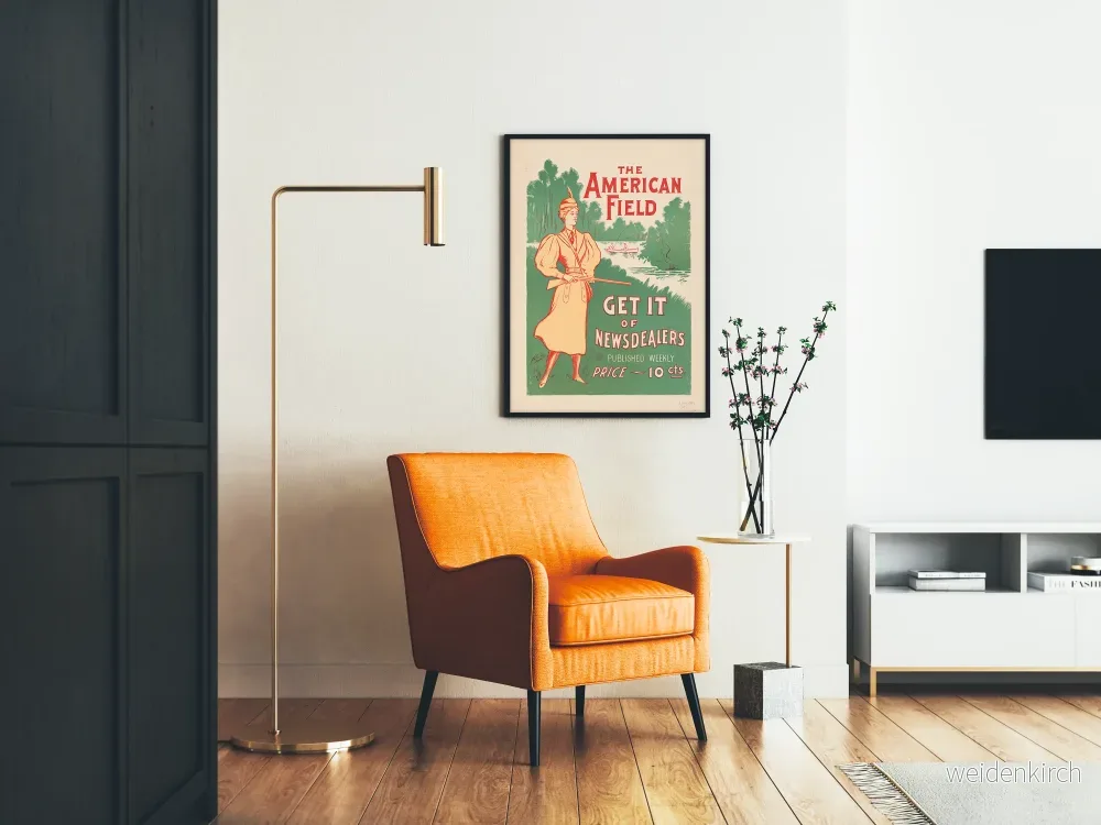 Vintageposter The American Field - Retro väggdekoration för jakt och natur - Bild 2