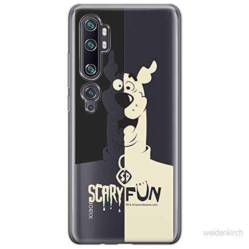 ERT GROUP mobiltelefonfodral för Xiaomi MI NOTE 10 / PRO originalt och officiellt licensierat Scooby Doo mönster 008 anpassad till formen på mobiltelefonen, gedeeltelijk transparant 5904805584695