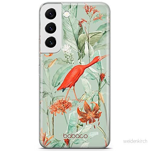 ERT GROUP mobiltelefonfodral för Samsung S22 originalt och officiellt licensierat Babaco mönster Flowers 049 optimalt anpassad till formen på mobiltelefonen, fodral tillverkad av TPU plast 5905131346056