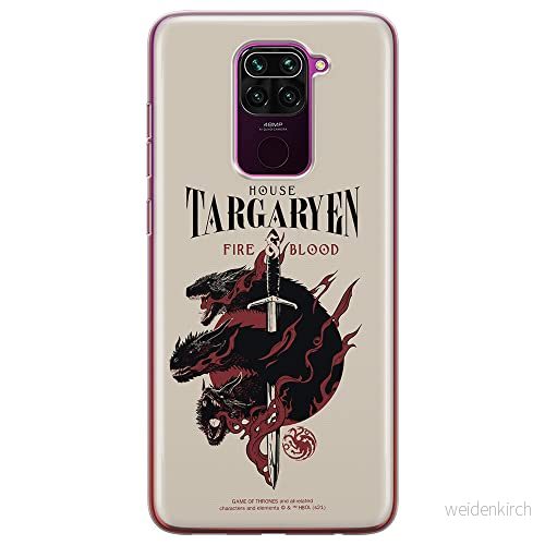 ERT GROUP mobiltelefonfodral för Xiaomi REDMI NOTE 9 originalt och officiellt licensierat Game od Thrones mönster of 006, fodral tillverkad av TPU plast 5903932670370