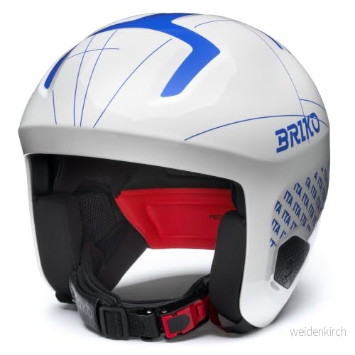 Briko, HELMET Unisex vuxen, SHINY WHITE SCIENCE BLÅ, S 8055160851476