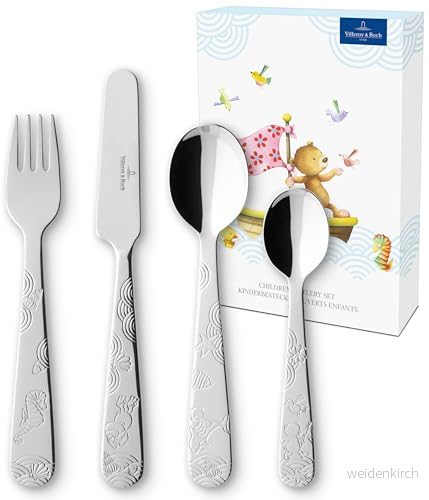 Villeroy & Boch Children's Cutlery Set Happy as a Bear 4 Piece 4003686361805