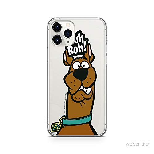 ERT GROUP mobiltelefonfodral för Apple Iphone 11 PRO originalt och officiellt licensierat Scooby Doo mönster 007 Vit optimalt anpassad till formen på mobiltelefonen, gedeeltelijk transparant 5903537048437