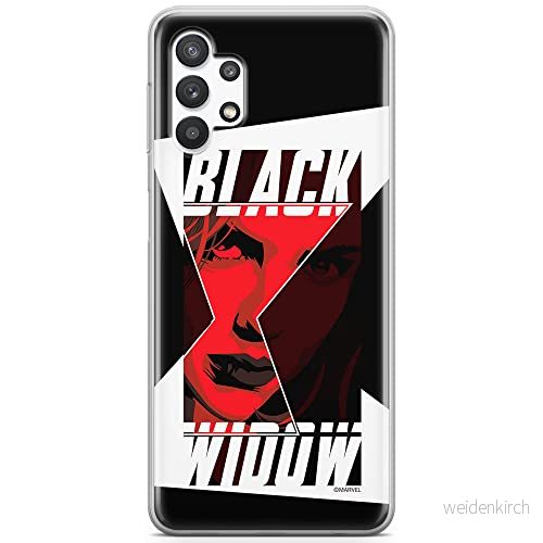 ERT GROUP mobiltelefonfodral för Samsung A32 5G originalt och officiellt licensierat Marvel mönster Black Widow 012 optimalt anpassad till formen på mobiltelefonen, fodral tillverkad av TPU plast 5903040056455