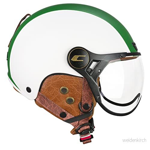 CGM EBI Unisex för vuxna, vit grön matt röd, XS (53 54 cm) 8052015721540