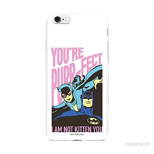 ERT GROUP mobiltelefonfodral för Iphone 6/6S originalt och officiellt licensierat DC mönster Batman 067 optimalt anpassad till formen på mobiltelefonen, fodral tillverkad av TPU plast 5905131519276