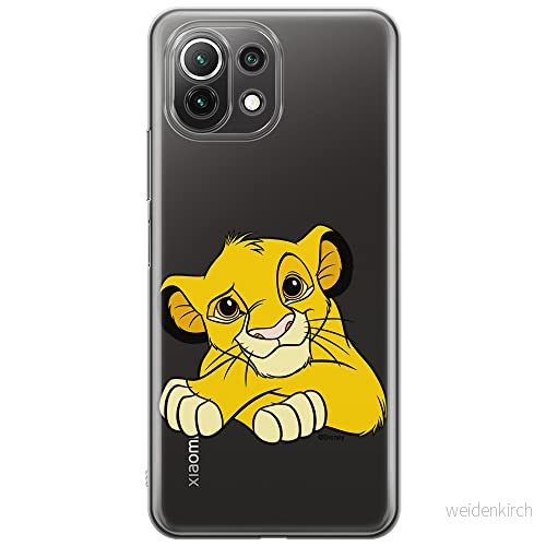 ERT GROUP mobiltelefonfodral för Xiaomi 11 LITE 4G/5G originalt och officiellt licensierat Disney mönster Simba & Friends 009, gedeeltelijk transparant 5905131178558
