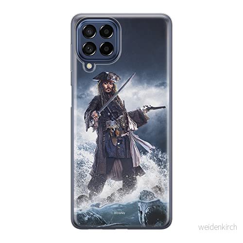 ERT GROUP mobiltelefonfodral för Samsung M33 5G originalt och officiellt licensierat Disney mönster Pirates of the Caribbean 002 anpassad till formen på mobiltelefonen, fodral tillverkad av TPU plast 5905511340469