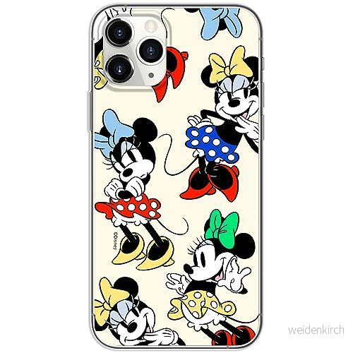 ERT GROUP mobiltelefonfodral för Iphone 11 PRO originalt och officiellt licensierat Disney mönster Minnie 076 optimalt anpassad till formen på mobiltelefonen, fodral tillverkad av TPU plast 5905795027988