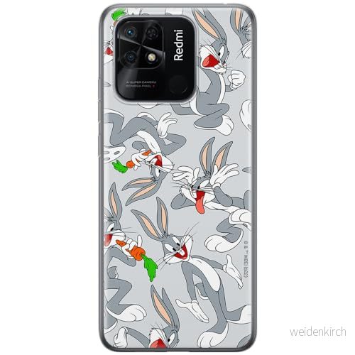ERT GROUP mobiltelefonfodral för Xiaomi REDMI 10C originalt och officiellt licensierat Looney Tunes mönster Bugs 013 optimalt anpassad till formen på mobiltelefonen, fodral tillverkad av TPU plast 5905511659165