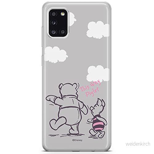 ERT GROUP mobiltelefonfodral för Samsung A31 originalt och officiellt licensierat Disney mönster Winnie the Pooh and friends 006 anpassad till formen på mobiltelefonen, fodral tillverkad av TPU plast 5903040212653