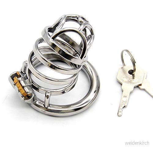 Bondage Masters rostfritt stål i medicinsk kvalitet manlig kyskhetsapparat, premiumkvalitet, 50 mm ring 5060760700959