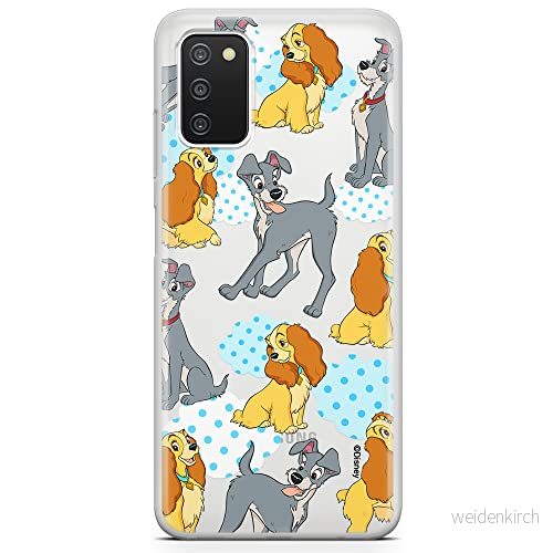 ERT GROUP mobiltelefonfodral för Samsung A03S originalt och officiellt licensierat Disney mönster Lady and the Tramp 004 optimalt anpassad till formen på mobiltelefonen, gedeeltelijk transparant 5905131774927