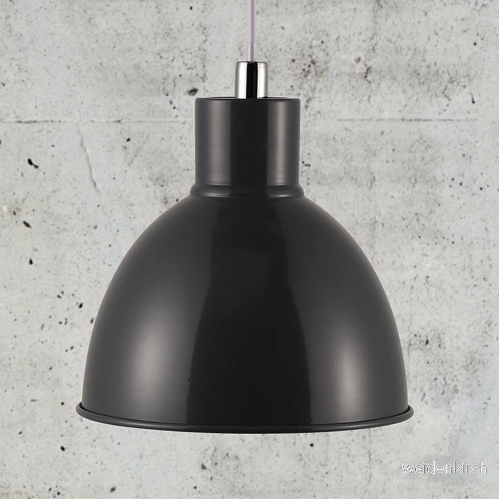 Nordlux Hänglampa Pop med metallskärm, antracit 5701581371088 Nordlux Hänglampa Pop med metallskärm, antracit 5701581371088
