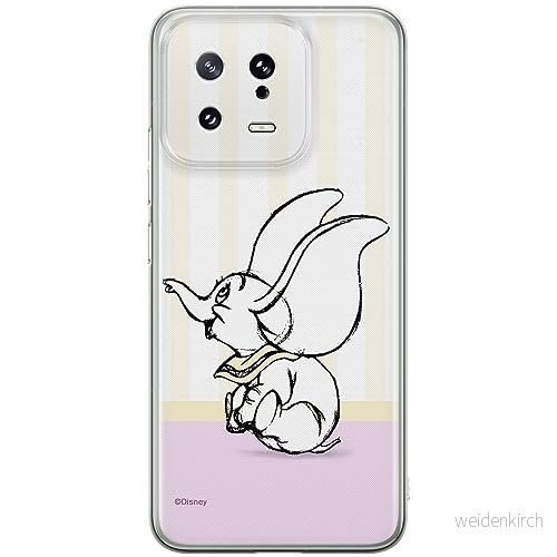 ERT GROUP mobiltelefonfodral för Xiaomi 13 originalt och officiellt licensierat Disney mönster Dumbo 009 optimalt anpassad till formen på mobiltelefonen, fodral tillverkad av TPU plast 5905511896447