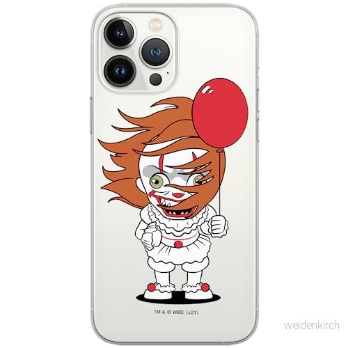 ERT GROUP mobiltelefonfodral för Iphone 13 PRO MAX originalt och officiellt licensierat Horror mönster It 005 optimalt anpassad till formen på mobiltelefonen, gedeeltelijk transparant 5905131956248